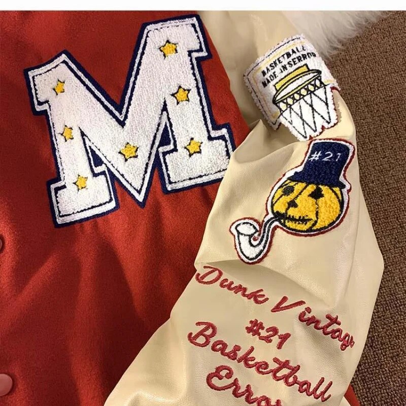 Baseball Uniform Casual Embroidered Jacket