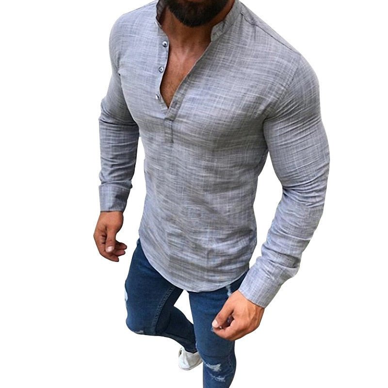 Men's Slim Fit Linen shirts - Lifetane