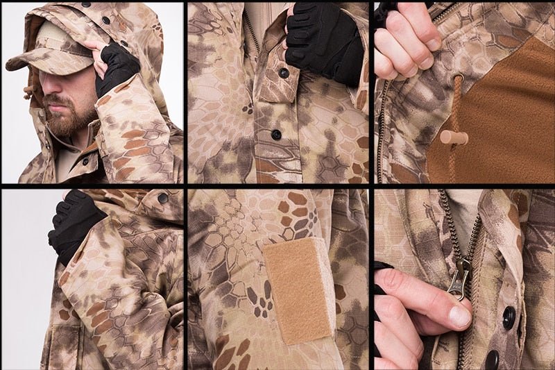 Military Fleece Waterproof Jacket - Lifetane
